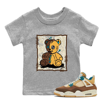 Air Jordan 4 Cacao Wow shirt to match jordans Vintage Bear sneaker tees Air Jordan 4 Cacao Wow SNRT Sneaker Release Tees Baby Toddler Heather Grey 1 T-Shirt