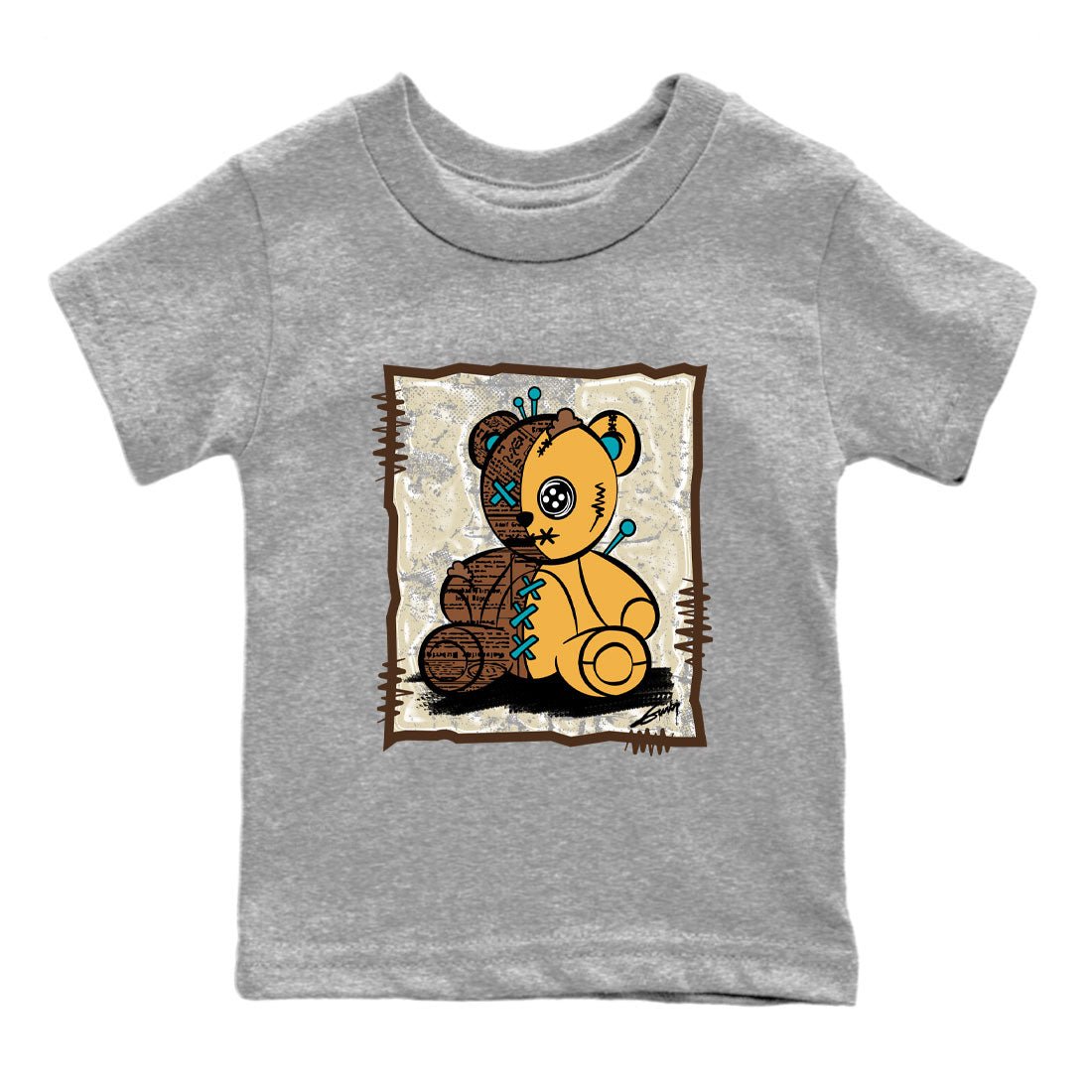Air Jordan 4 Cacao Wow shirt to match jordans Vintage Bear sneaker tees Air Jordan 4 Cacao Wow SNRT Sneaker Release Tees Baby Toddler Heather Grey 2 T-Shirt
