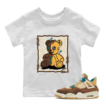 Air Jordan 4 Cacao Wow shirt to match jordans Vintage Bear sneaker tees Air Jordan 4 Cacao Wow SNRT Sneaker Release Tees Baby Toddler White 1 T-Shirt