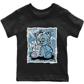 Jordan 1 Denim Sneaker Match Tees Vintage Bear Sneaker Tees Jordan 1 Denim Sneaker Release Tees Kids Shirts