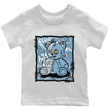 Jordan 1 Denim Sneaker Match Tees Vintage Bear Sneaker Tees Jordan 1 Denim Sneaker Release Tees Kids Shirts