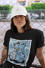 Jordan 1 Denim Sneaker Match Tees Vintage Bear Sneaker Tees Jordan 1 Denim Sneaker Release Tees Unisex Shirts