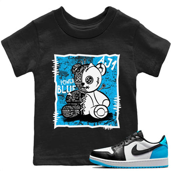 Jordan 1 Powder Blue Sneaker Match Tees Vintage Bear Sneaker Tees Jordan 1 Powder Blue Sneaker Release Tees Kids Shirts