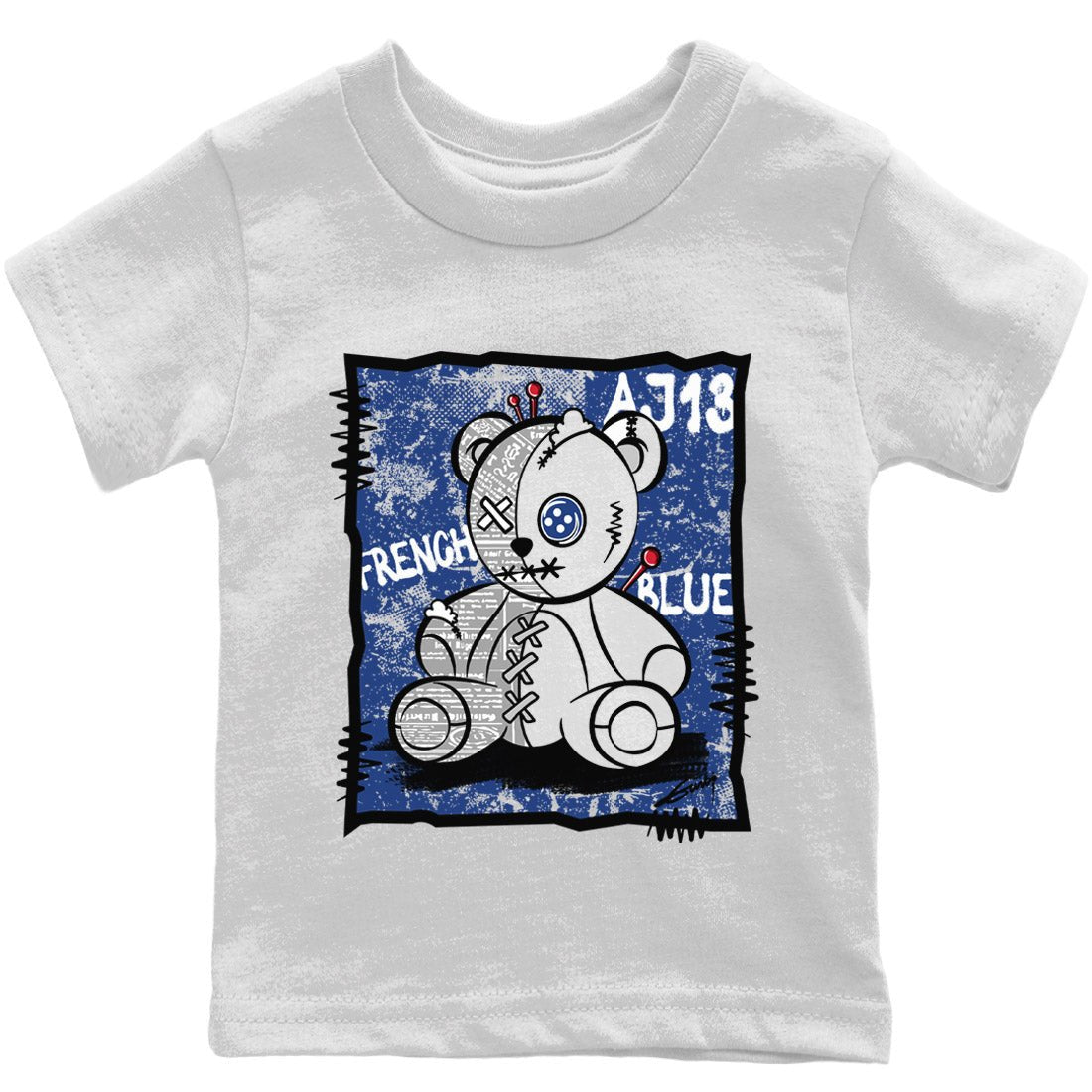 Jordan 13 French Blue Sneaker Match Tees Vintage Bear Sneaker Tees Jordan 13 French Blue Sneaker Release Tees Kids Shirts