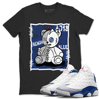 Jordan 13 French Blue Sneaker Match Tees Vintage Bear Sneaker Tees Jordan 13 French Blue Sneaker Release Tees Unisex Shirts