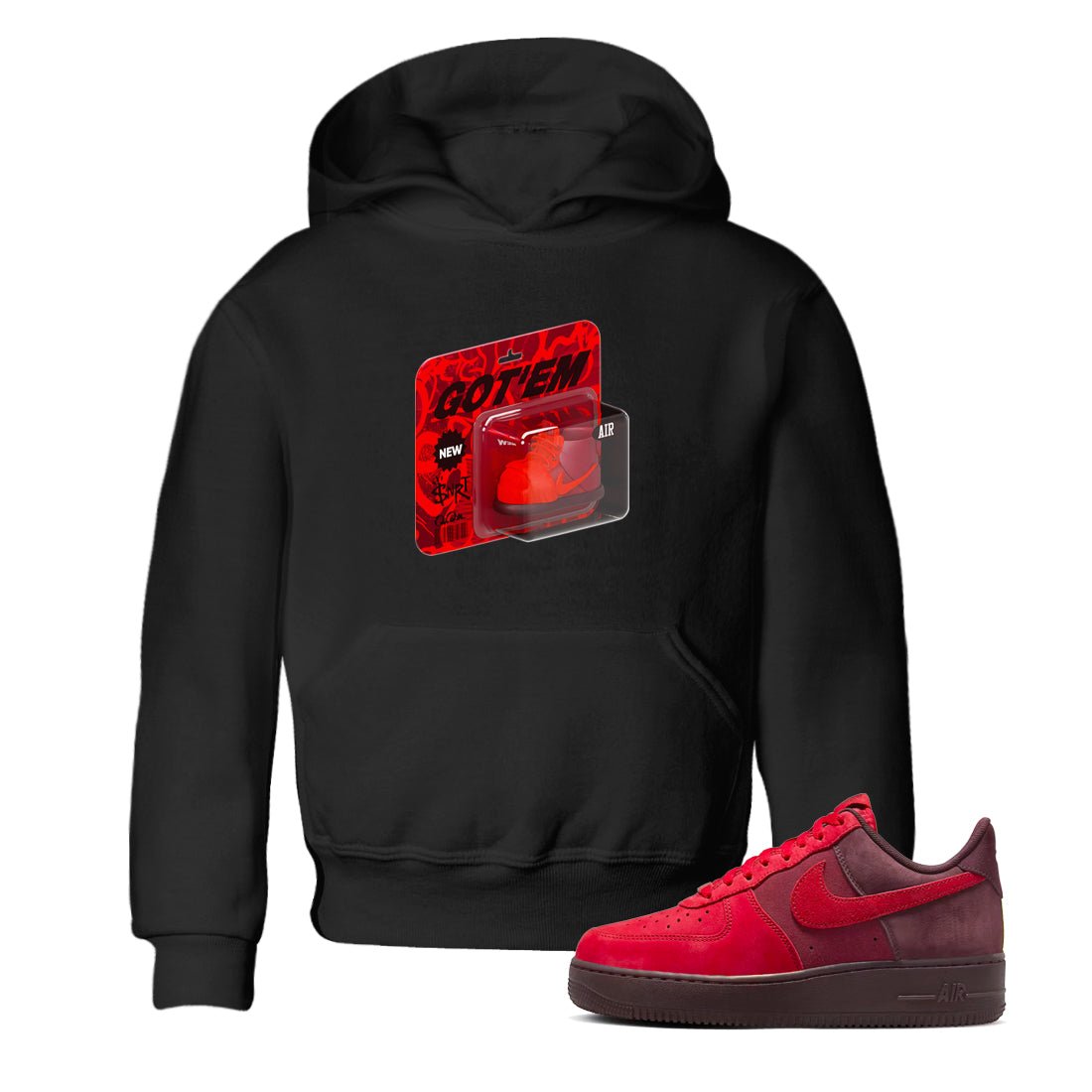 Air Force 1 Layers of Love shirt to match jordans Vintage Toy Packaging sneaker tees af1 Layers of Love SNRT sneaker release tees baby toddler Black 1 cotton Shirt