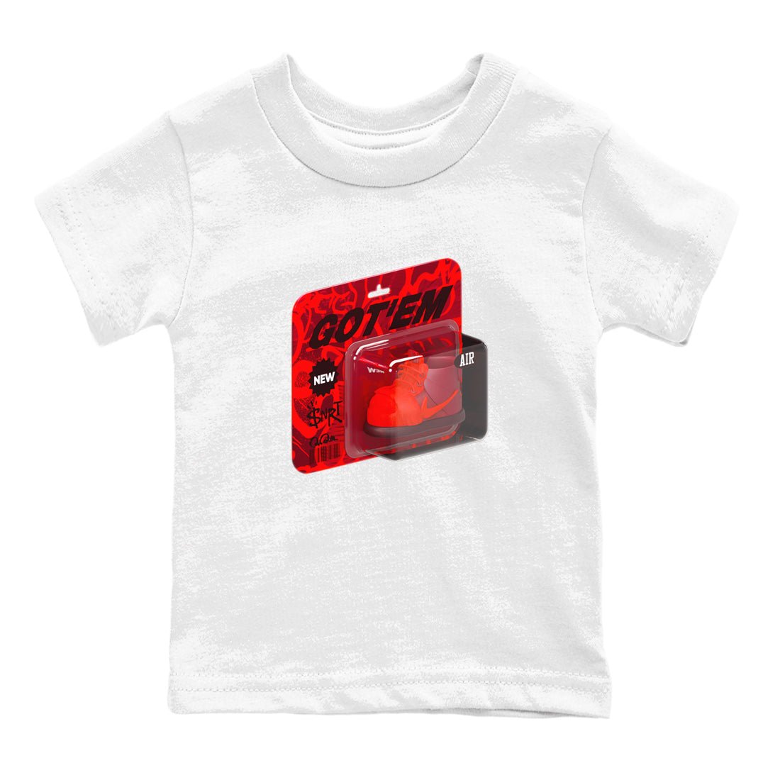 Air Force 1 Layers of Love shirt to match jordans Vintage Toy Packaging sneaker tees af1 Layers of Love SNRT sneaker release tees baby toddler White 2 cotton Shirt
