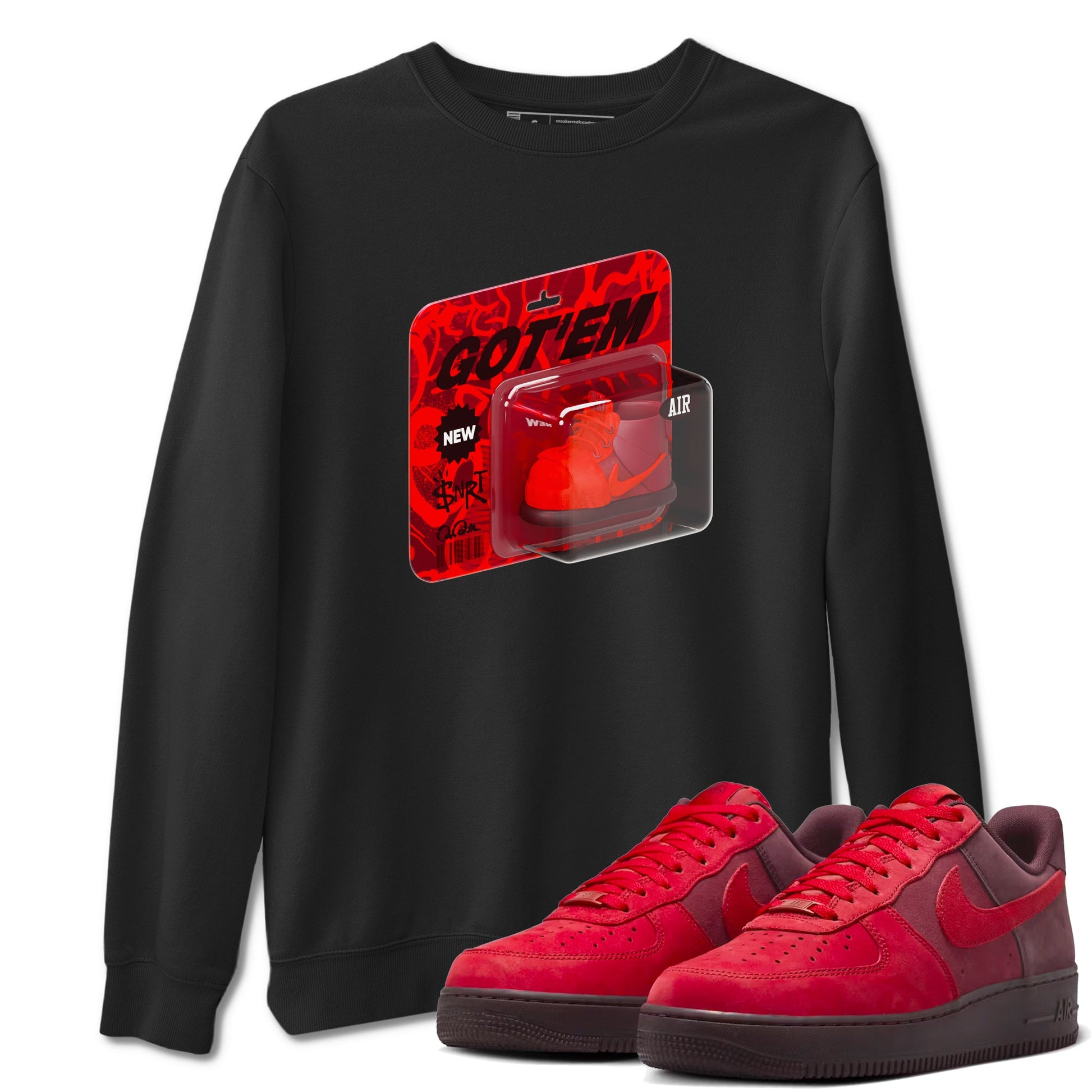 Air Force 1 Layers of Love shirt to match jordans Vintage Toy Packaging sneaker tees af1 Layers of Love SNRT Sneaker Release Tees unisex cotton Black 1 crew neck shirt