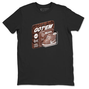 Air Force Low Chocolate shirt to match jordans Vintage Toy Packaging sneaker tees chocolate Nike Air Force Low Chocolate SNRT Sneaker Release Tees Unisex Black 2 T-Shirt