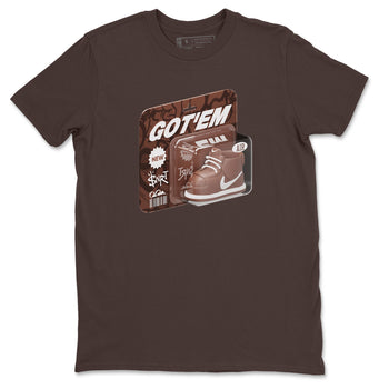 Air Force Low Chocolate shirt to match jordans Vintage Toy Packaging sneaker tees chocolate Nike Air Force Low Chocolate SNRT Sneaker Release Tees Unisex Dark Chocolate 2 T-Shirt