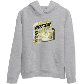 Air Jordan 1 Travis Scott Golf Olive shirt to match jordans Vintage Toy Packaging sneaker tees AJ1 Travis Scott Golf Olive SNRT Sneaker Release Tees Unisex Heather Grey 2 T-Shirt