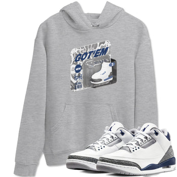 3s Midnight Navy 2023 shirt to match jordans Vintage Toy Packaging sneaker tees Air Jordan 3 Midnight Navy 2023 SNRT Sneaker Release Tees unisex cotton Heather Grey 1 crew neck shirt