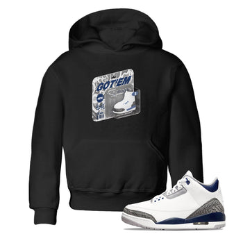 3s Midnight Navy 2023 shirt to match jordans Vintage Toy Packaging sneaker tees Air Jordan 3 Midnight Navy 2023 SNRT sneaker release tees baby toddler Black 1 cotton Shirt