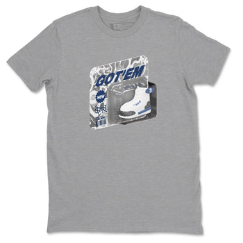 3s Midnight Navy 2023 shirt to match jordans Vintage Toy Packaging sneaker tees Air Jordan 3 Midnight Navy 2023 SNRT Sneaker Release Tees unisex cotton Heather Grey 2 crew neck shirt