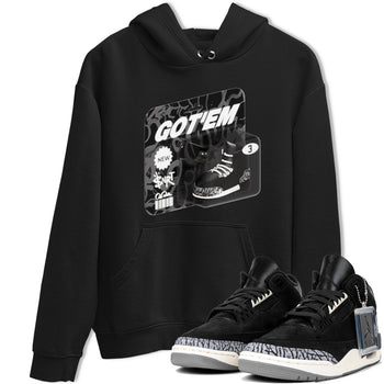 Air Jordan 3 Off Noir shirt to match jordans Vintage Toy Packaging sneaker tees AJ3 Off Noir SNRT Sneaker Release Tees Unisex Black 1 T-Shirt