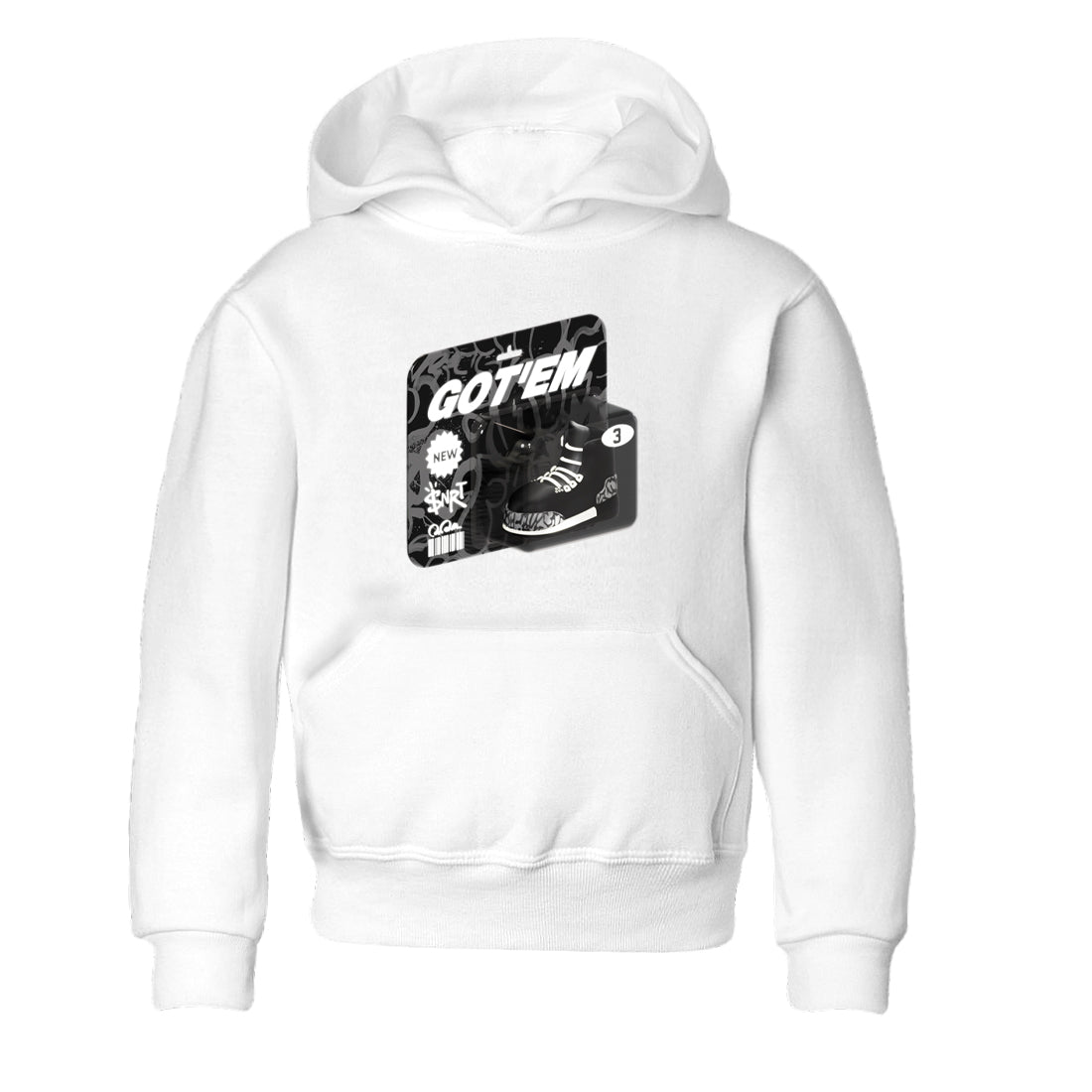 Air Jordan 3 Off Noir shirt to match jordans Vintage Toy Packaging sneaker tees AJ3 Off Noir SNRT Sneaker Release Tees Baby Toddler White 2 T-Shirt