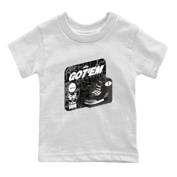 Air Jordan 3 Off Noir shirt to match jordans Vintage Toy Packaging sneaker tees AJ3 Off Noir SNRT Sneaker Release Tees Baby Toddler White 2 T-Shirt