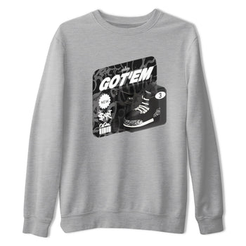 Air Jordan 3 Off Noir shirt to match jordans Vintage Toy Packaging sneaker tees AJ3 Off Noir SNRT Sneaker Release Tees Unisex Heather Grey 2 T-Shirt