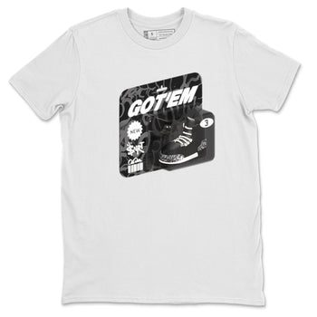 Air Jordan 3 Off Noir shirt to match jordans Vintage Toy Packaging sneaker tees AJ3 Off Noir SNRT Sneaker Release Tees Unisex White 2 T-Shirt