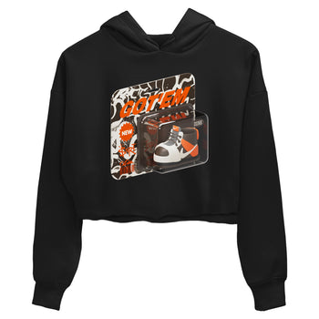 Dunk Red Panda shirt to match jordans Vintage Toy Packaging sneaker tees Nike Dunk LowRed Panda SNRT Sneaker Release Tees Black 2 Crop T-Shirt