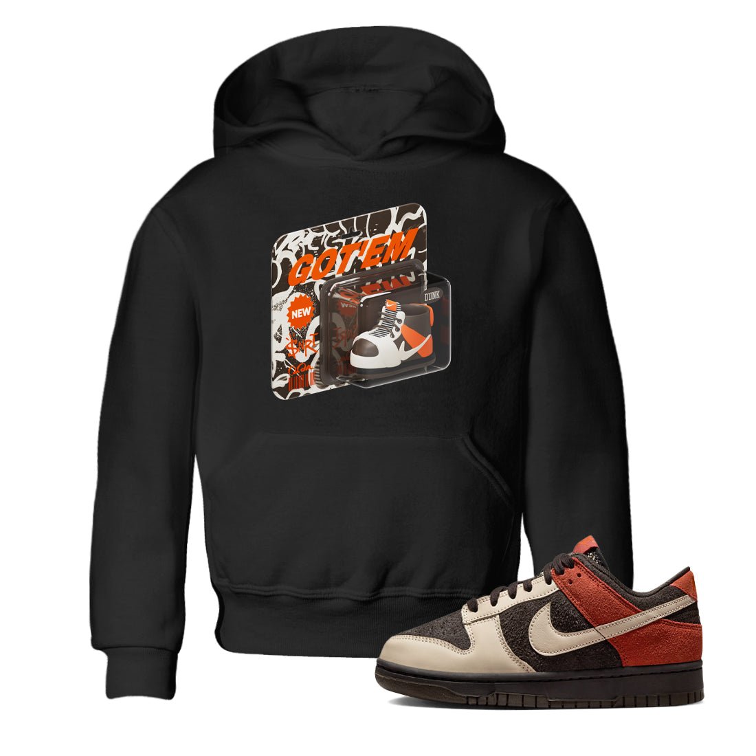 Dunk Red Panda shirt to match jordans Vintage Toy Packaging sneaker tees Nike Dunk LowRed Panda SNRT Sneaker Release Tees Baby Toddler Black 1 T-Shirt