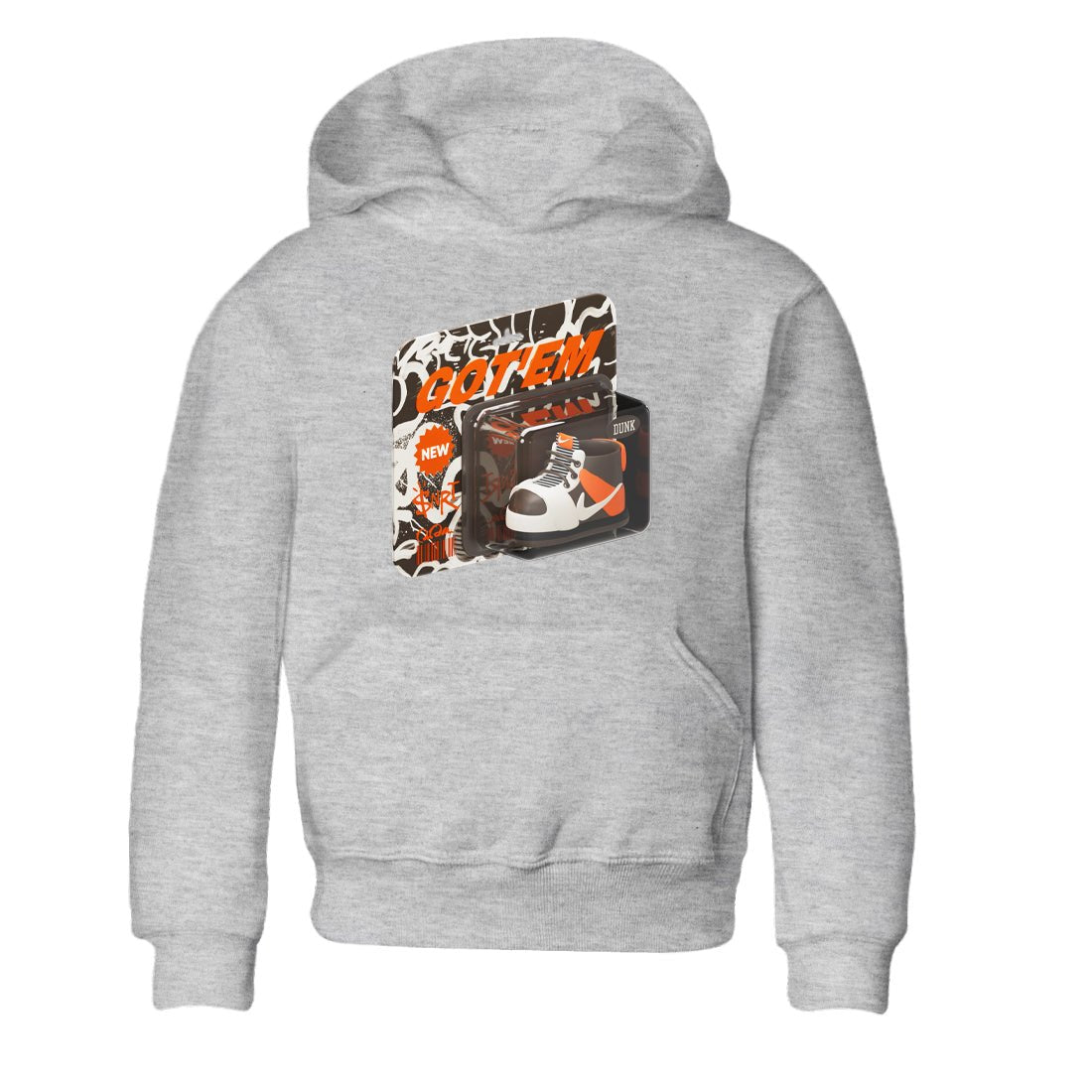 Dunk Red Panda shirt to match jordans Vintage Toy Packaging sneaker tees Nike Dunk LowRed Panda SNRT Sneaker Release Tees Baby Toddler Heather Grey 2 T-Shirt