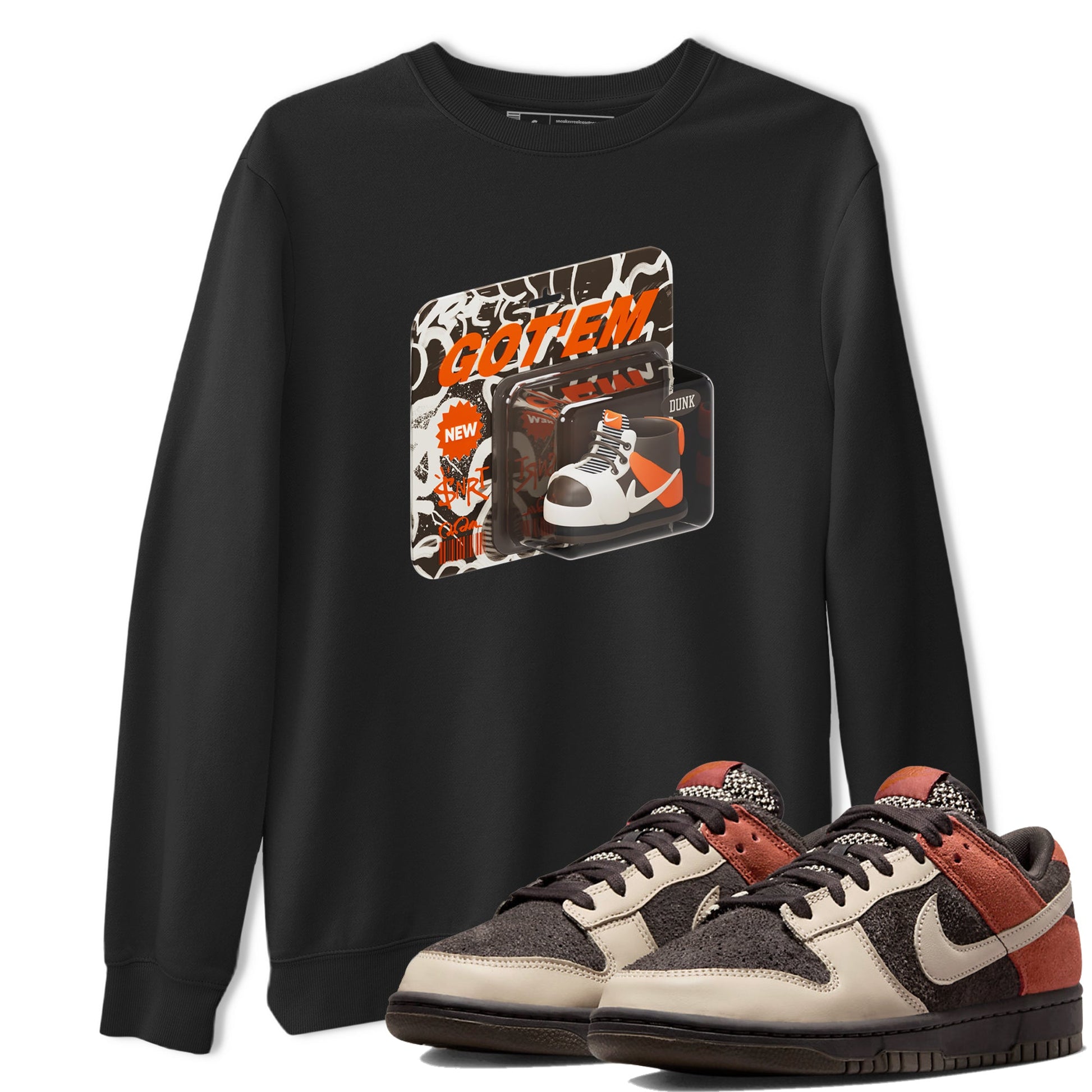 Dunk Red Panda shirt to match jordans Vintage Toy Packaging sneaker tees Nike Dunk LowRed Panda SNRT Sneaker Release Tees Unisex Black 1 T-Shirt