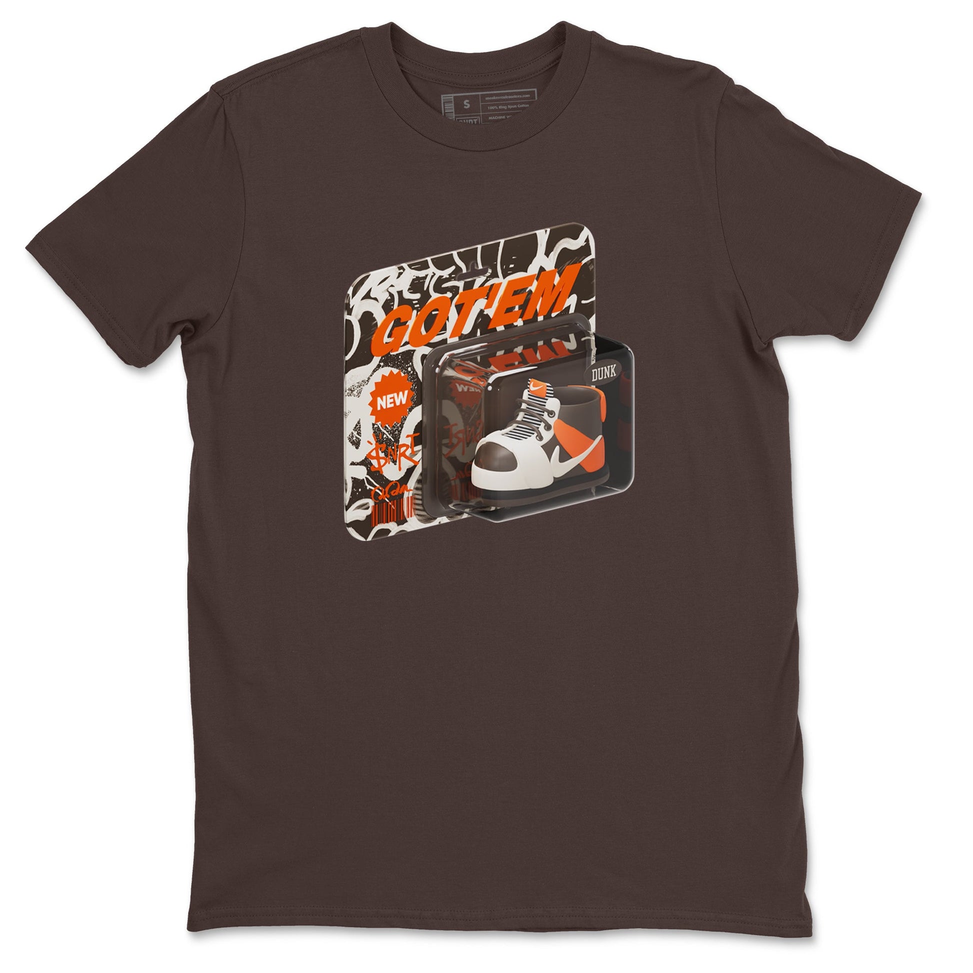 Dunk Red Panda shirt to match jordans Vintage Toy Packaging sneaker tees Nike Dunk LowRed Panda SNRT Sneaker Release Tees Unisex Dark Chocolate 2 T-Shirt