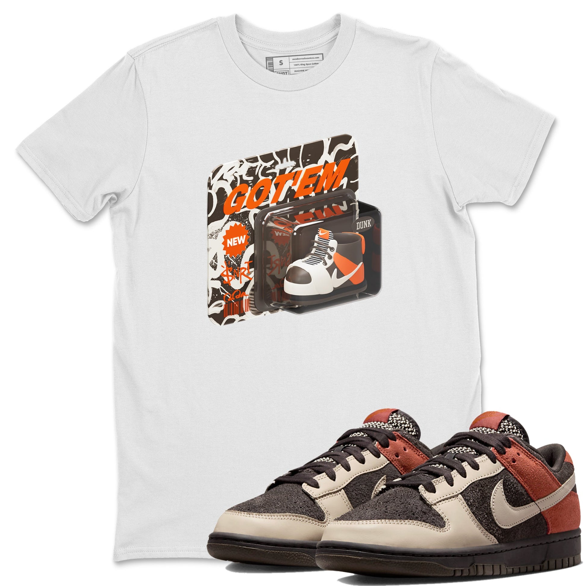 Dunk Red Panda shirt to match jordans Vintage Toy Packaging sneaker tees Nike Dunk LowRed Panda SNRT Sneaker Release Tees Unisex White 1 T-Shirt