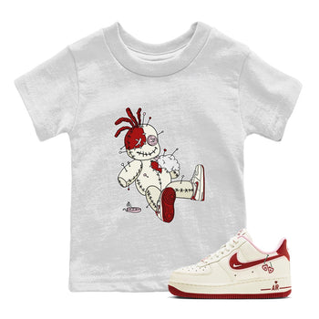 Air Force 1 Valentines Day unique Halloween sneaker tee Voodoo Doll Sneaker Tees Air Force 1 Valentines Day Sneaker Release Tees Kids Shirts