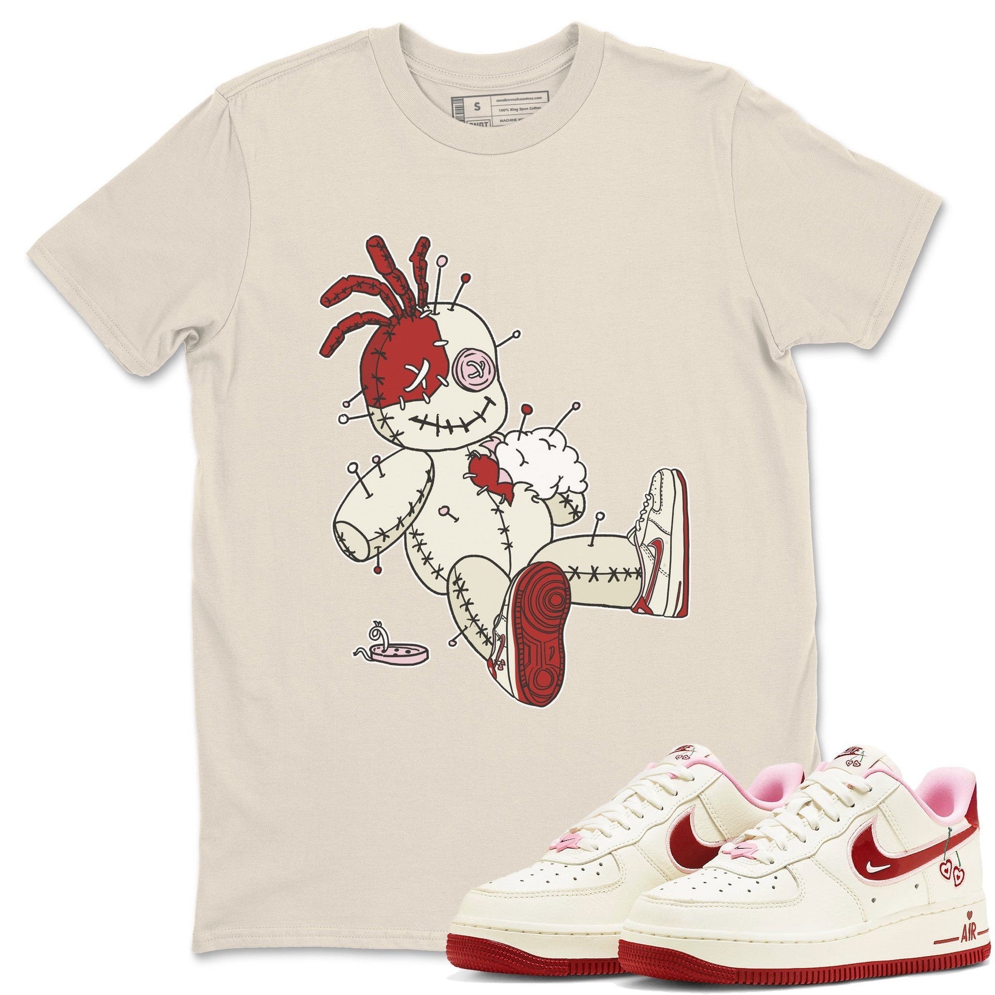 Air Force 1 Valentines Day unique Halloween sneaker tee Voodoo Doll Sneaker Tees Air Force 1 Valentines Day Sneaker Release Tees Unisex Shirts