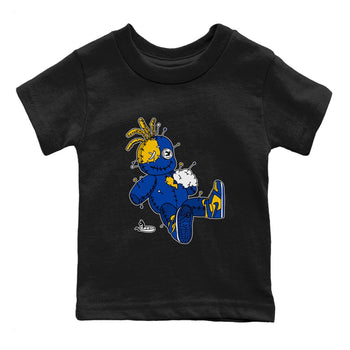 Jordan 1 Game Royal Varsity Maize unique Halloween sneaker tee Voodoo Doll Sneaker Tees Jordan 1 Game Royal Varsity Maize Sneaker Release Tees Kids Shirts