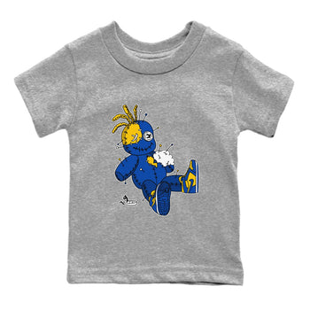 Jordan 1 Game Royal Varsity Maize unique Halloween sneaker tee Voodoo Doll Sneaker Tees Jordan 1 Game Royal Varsity Maize Sneaker Release Tees Kids Shirts