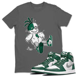 Jordan 1 Gorge Green Sneaker Match Tees Voodoo Doll Sneaker Tees Jordan 1 Gorge Green Sneaker Release Tees Unisex Shirts