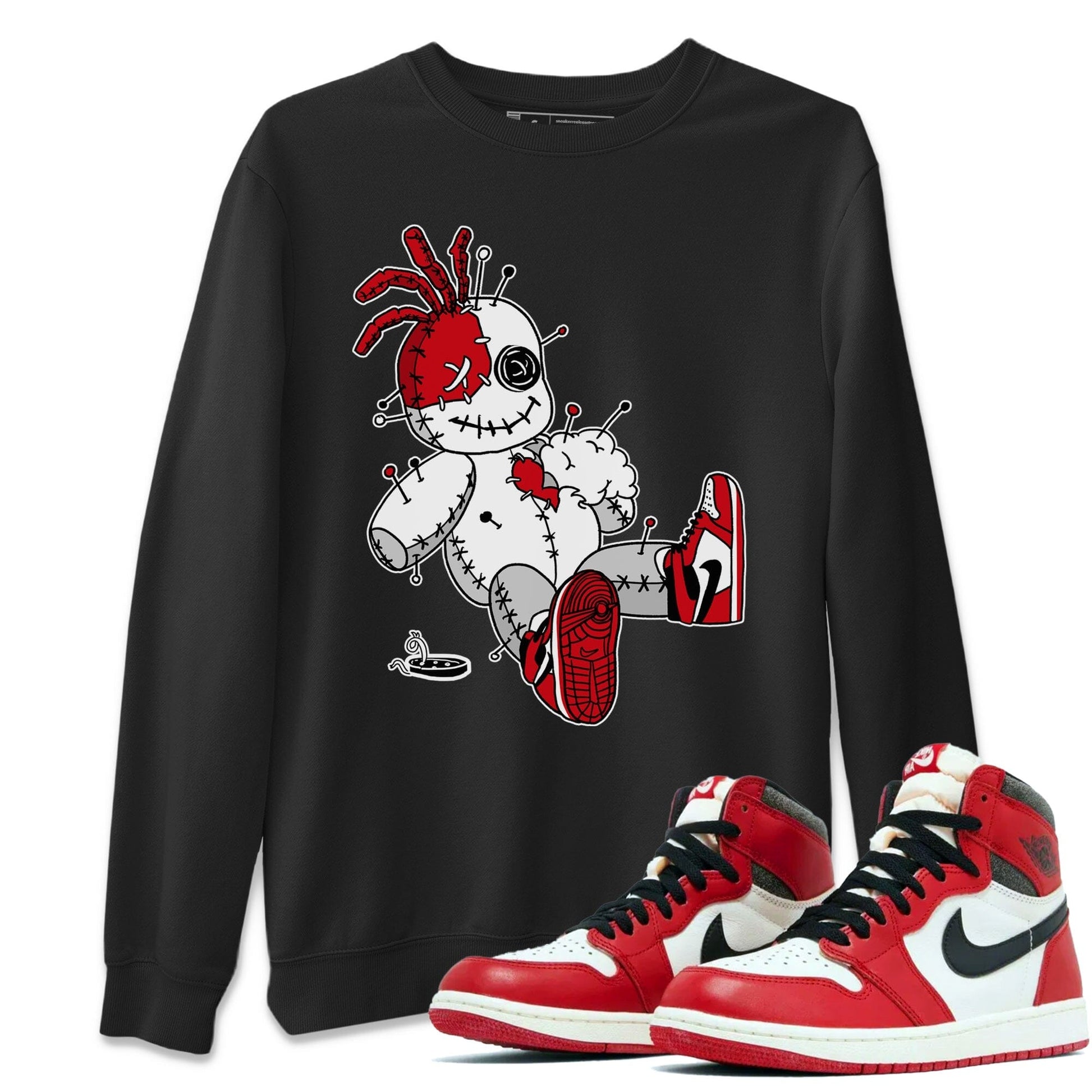 Jordan 1 Lost & Found unique Halloween sneaker tee Voodoo Doll Sneaker Tees Jordan 1 Lost & Found Sneaker Release Tees Unisex Shirts