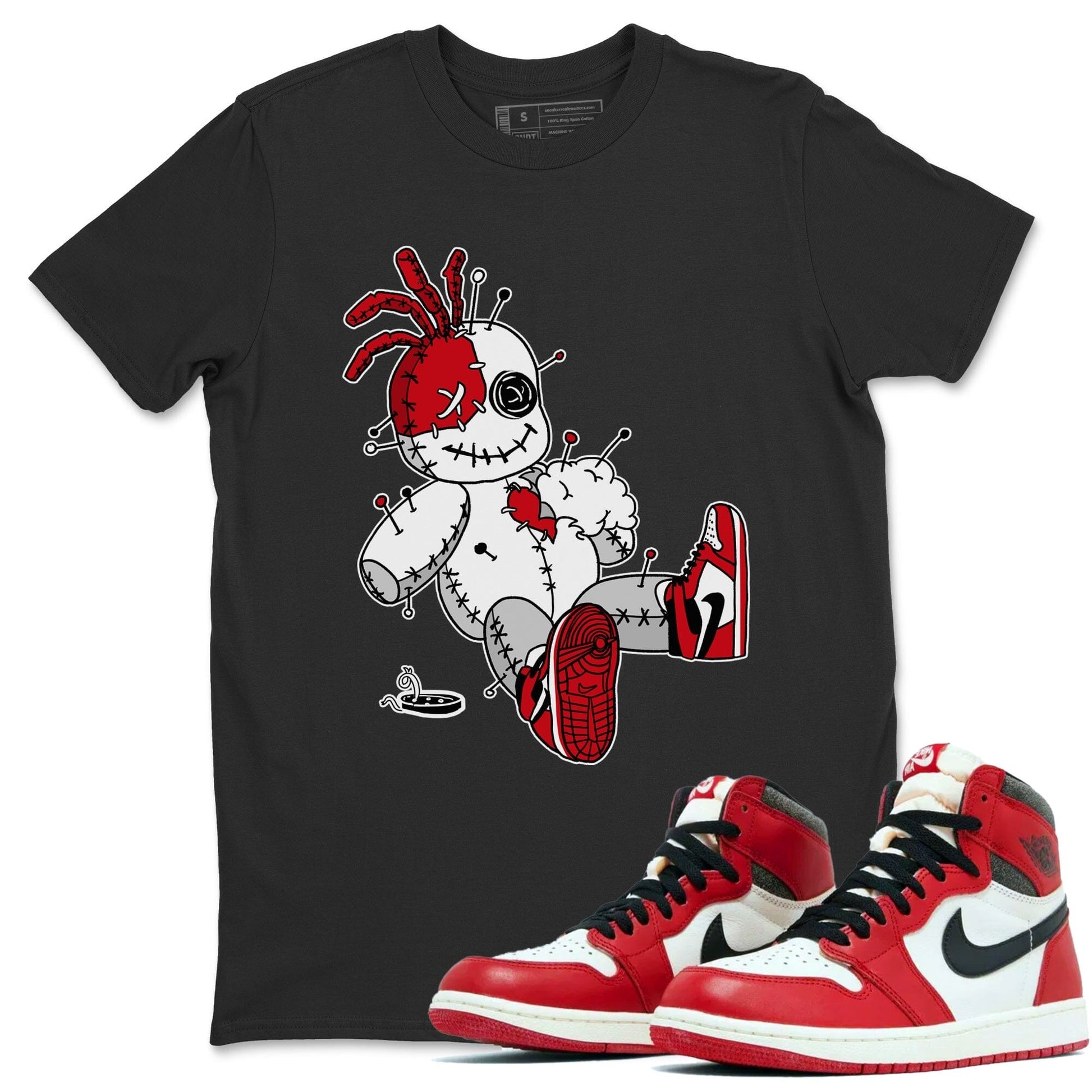 Jordan 1 Lost & Found unique Halloween sneaker tee Voodoo Doll Sneaker Tees Jordan 1 Lost & Found Sneaker Release Tees Unisex Shirts