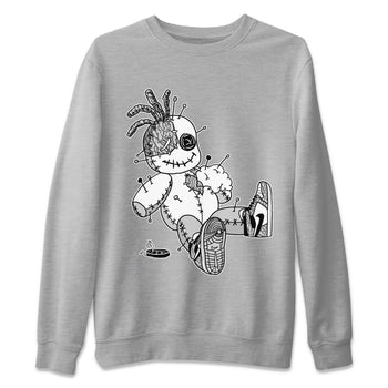 Jordan 1 White Cement unique Halloween sneaker tee Voodoo Doll Sneaker Tees Jordan 1 White Cement Sneaker Release Tees Unisex Shirts