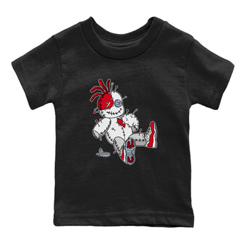 Jordan 11 Cherry unique Halloween sneaker tee Voodoo Doll Sneaker Tees Jordan 11 Cherry Sneaker Release Tees Kids Shirts