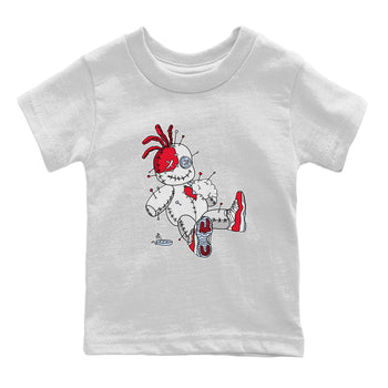 Jordan 11 Cherry unique Halloween sneaker tee Voodoo Doll Sneaker Tees Jordan 11 Cherry Sneaker Release Tees Kids Shirts