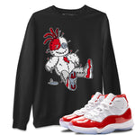 Jordan 11 Cherry Sneaker Match Tees Voodoo Doll Sneaker Tees Jordan 11 Cherry Sneaker Release Tees Unisex Shirts