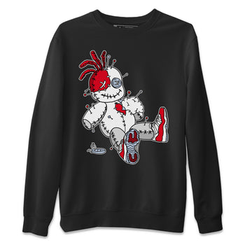 Jordan 11 Cherry unique Halloween sneaker tee Voodoo Doll Sneaker Tees Jordan 11 Cherry Sneaker Release Tees Unisex Shirts