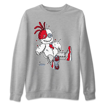 Jordan 11 Cherry unique Halloween sneaker tee Voodoo Doll Sneaker Tees Jordan 11 Cherry Sneaker Release Tees Unisex Shirts