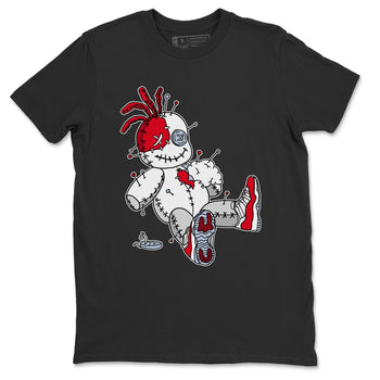 Jordan 11 Cherry unique Halloween sneaker tee Voodoo Doll Sneaker Tees Jordan 11 Cherry Sneaker Release Tees Unisex Shirts