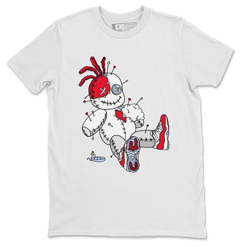 Jordan 11 Cherry unique Halloween sneaker tee Voodoo Doll Sneaker Tees Jordan 11 Cherry Sneaker Release Tees Unisex Shirts