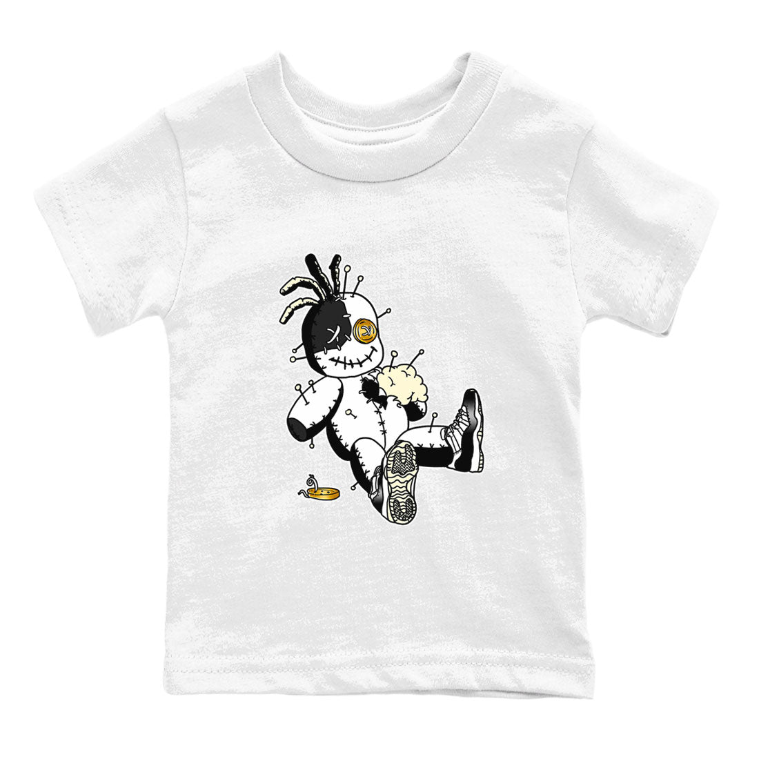 Air Jordan 11 Gratitude shirt to match jordans Voodoo Doll sneaker tees Jordan 11 Retro Gratitude SNRT Sneaker Tees Sneaker Matching Cotton Shirt baby toddler White 2 cotton Shirt