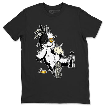 Air Jordan 11 Gratitude shirt to match jordans Voodoo Doll sneaker tees Jordan 11 Retro Gratitude SNRT Sneaker Tees Sneaker Matching Cotton Shirt unisex cotton Black 2 crew neck shirt