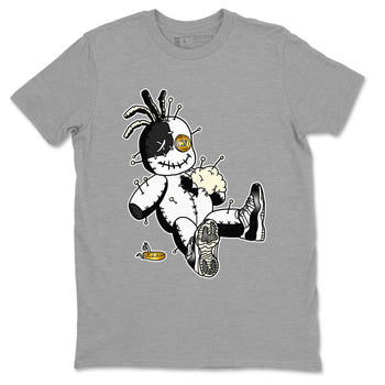 Air Jordan 11 Gratitude shirt to match jordans Voodoo Doll sneaker tees Jordan 11 Retro Gratitude SNRT Sneaker Tees Sneaker Matching Cotton Shirt unisex cotton Heather Grey 2 crew neck shirt