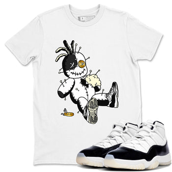 Air Jordan 11 Gratitude shirt to match jordans Voodoo Doll sneaker tees Jordan 11 Retro Gratitude SNRT Sneaker Tees Sneaker Matching Cotton Shirt unisex cotton White 1 crew neck shirt