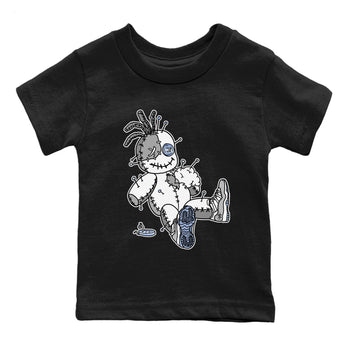 Air Jordan 11 White Cement Voodoo Doll Baby and Kids Sneaker Tees Jordan 11 Retro White Cement Kids Sneaker Tees Washing and Care Tip