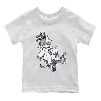Air Jordan 11 White Cement unique Halloween sneaker tee Voodoo Doll Sneaker Tees Jordan 11 Retro White Cement Sneaker Release Tees Kids Shirts White 2
